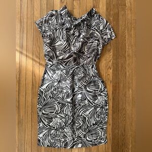 1950s/60s VINTAGE VOLUP ABSTRACT TOP & SKIRT SET XL